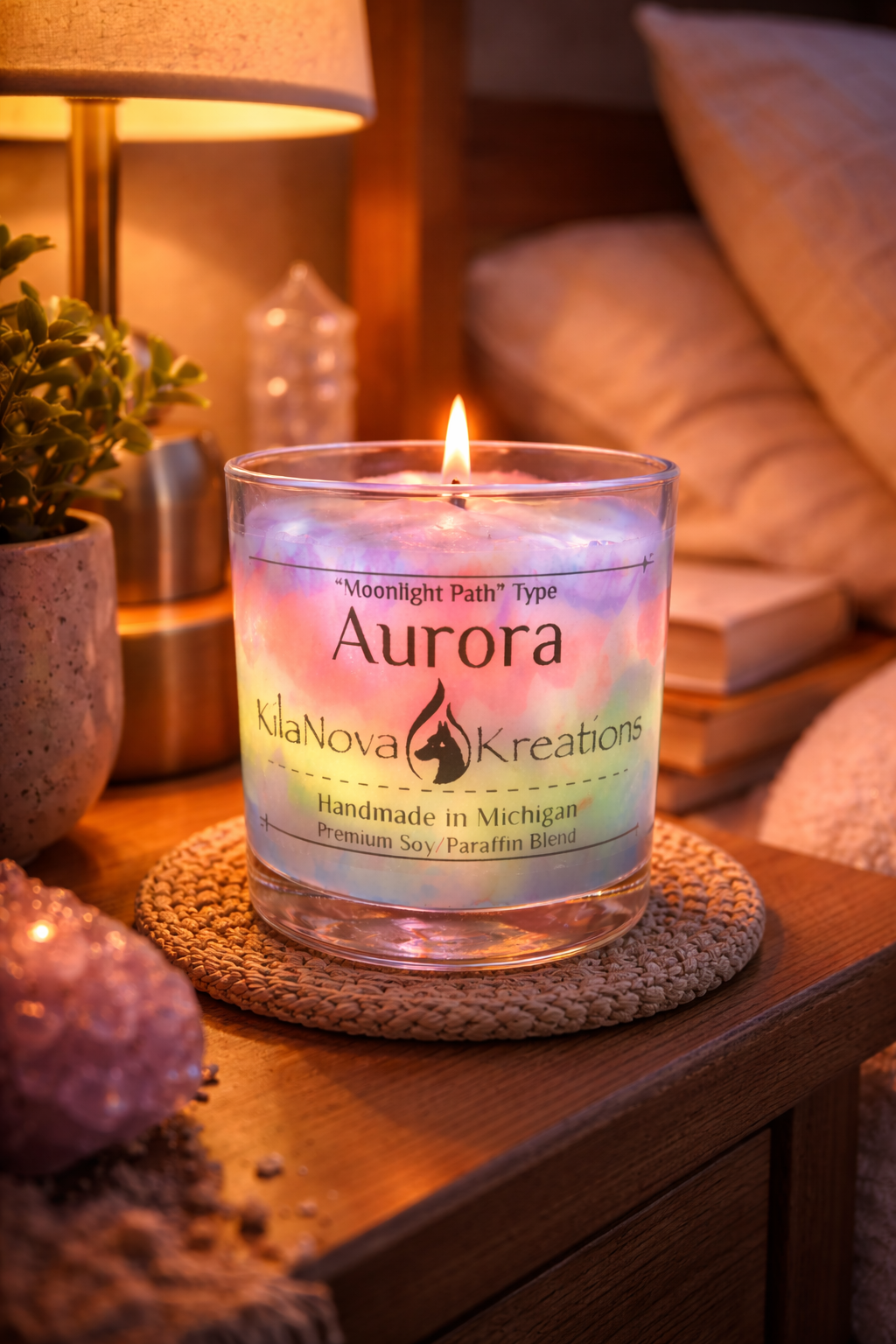 Aurora - GLOW In The Dark Candle