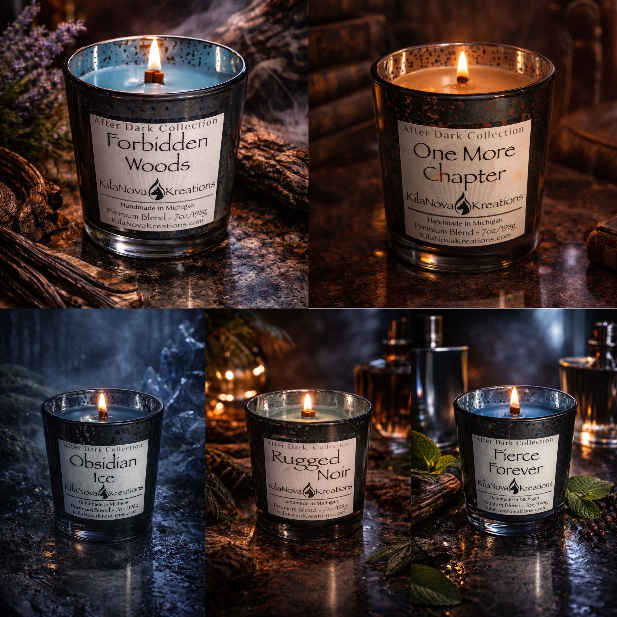 After Dark Collection - Masculine (Wood Wick)