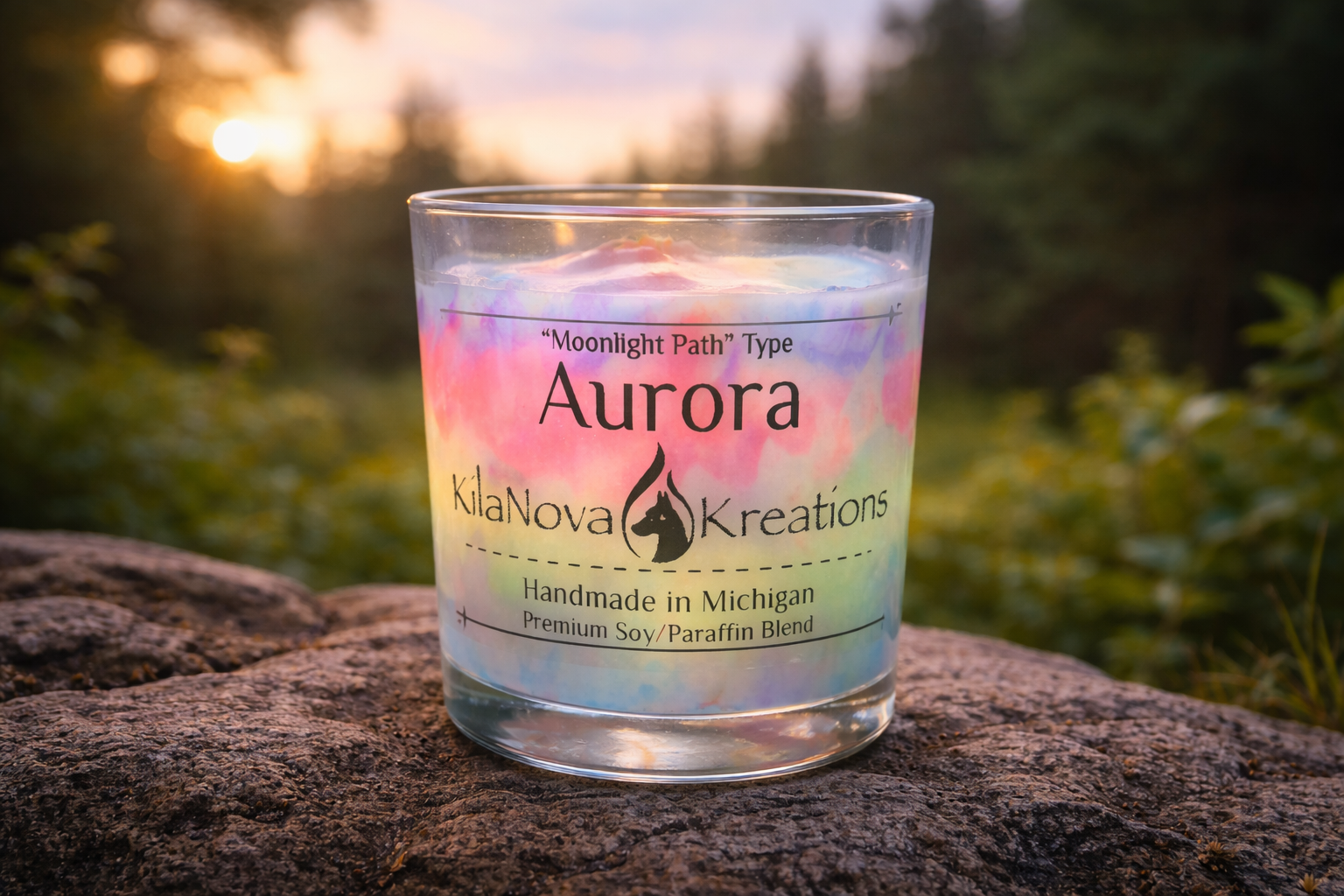 Aurora - GLOW In The Dark Candle