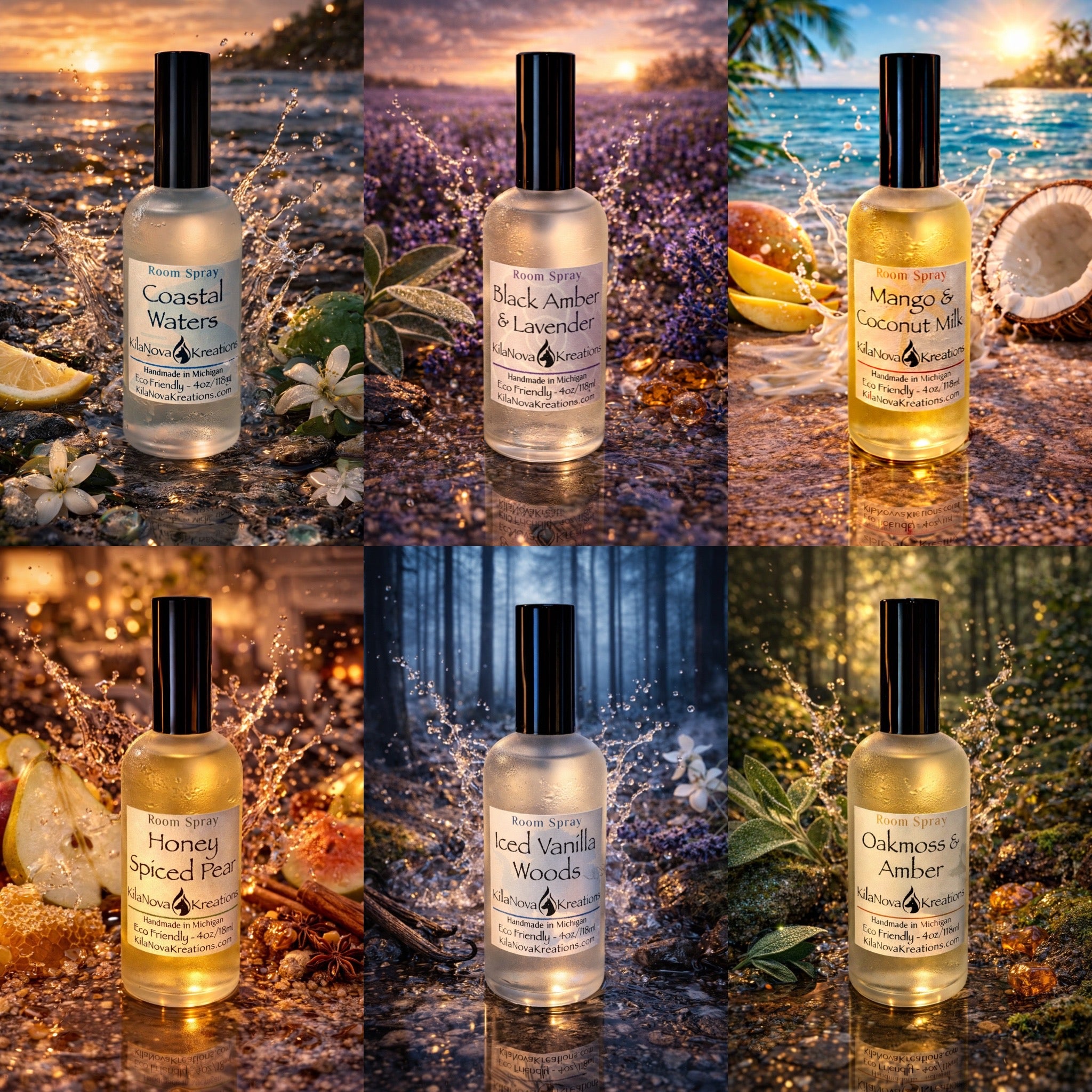 KilaNova Aura Mist - Linen Spray