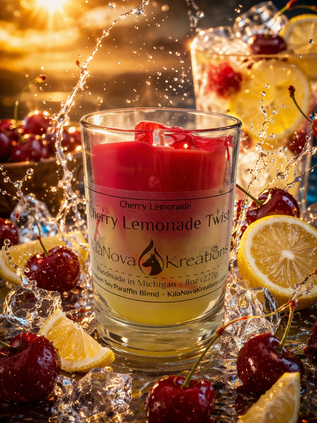 Cherry Lemonade Twist Candle