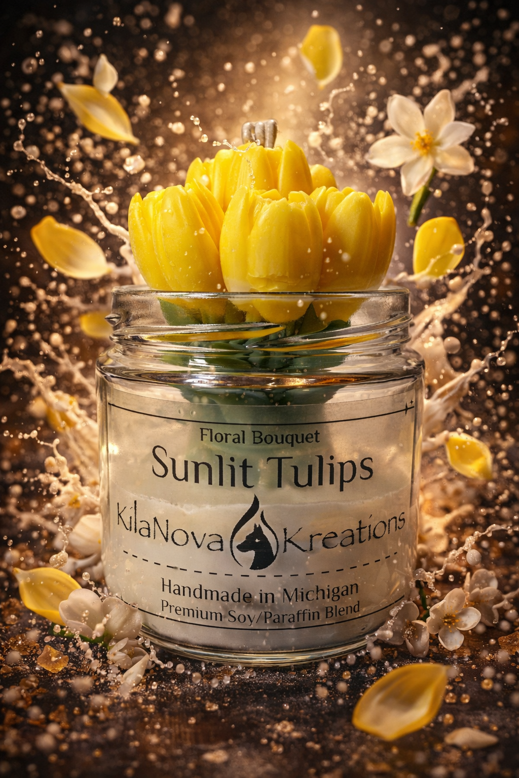Sunlit Tulips - Floral Bouquet