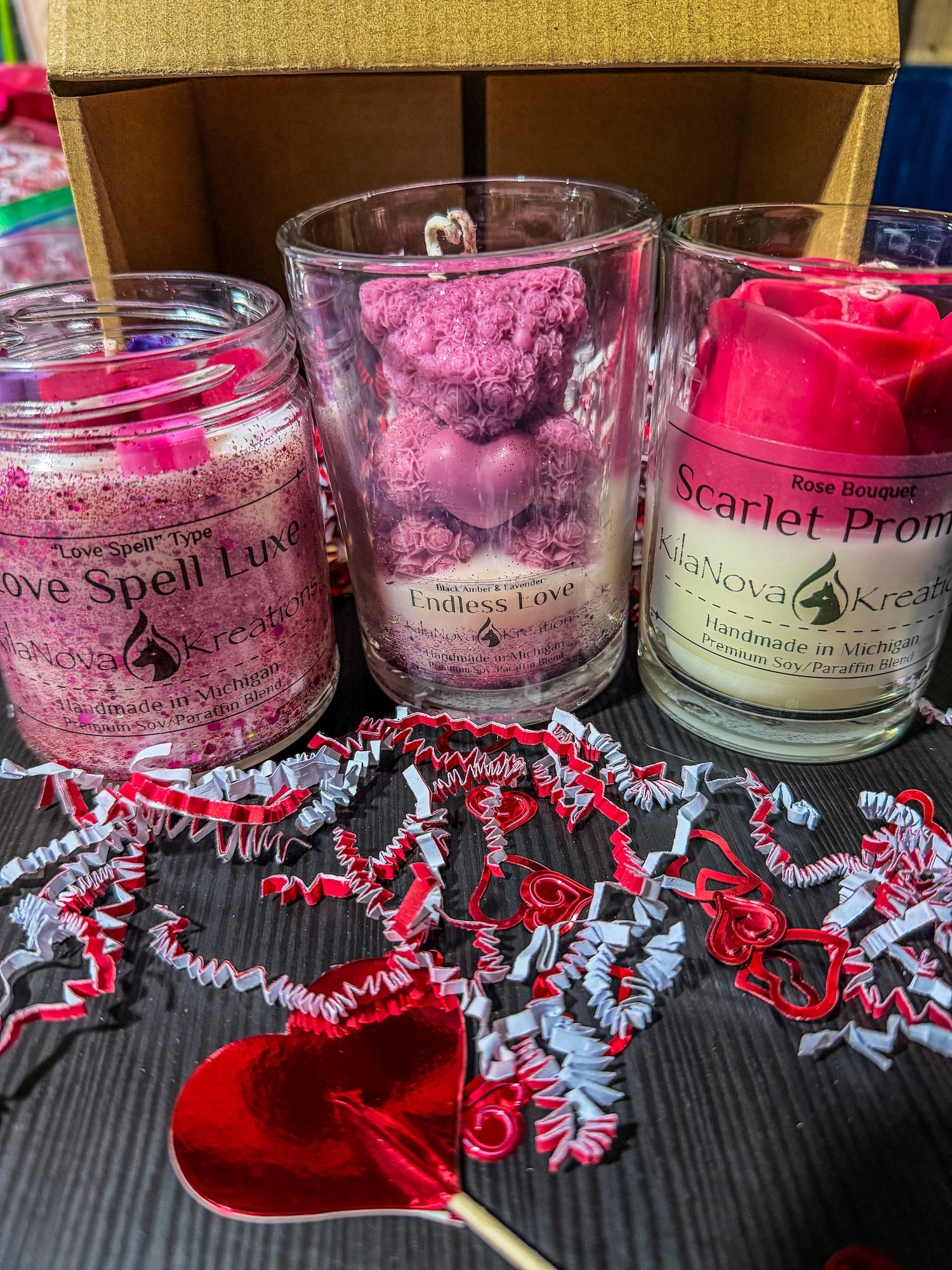 Valentine's CANDLES Gift Bundle