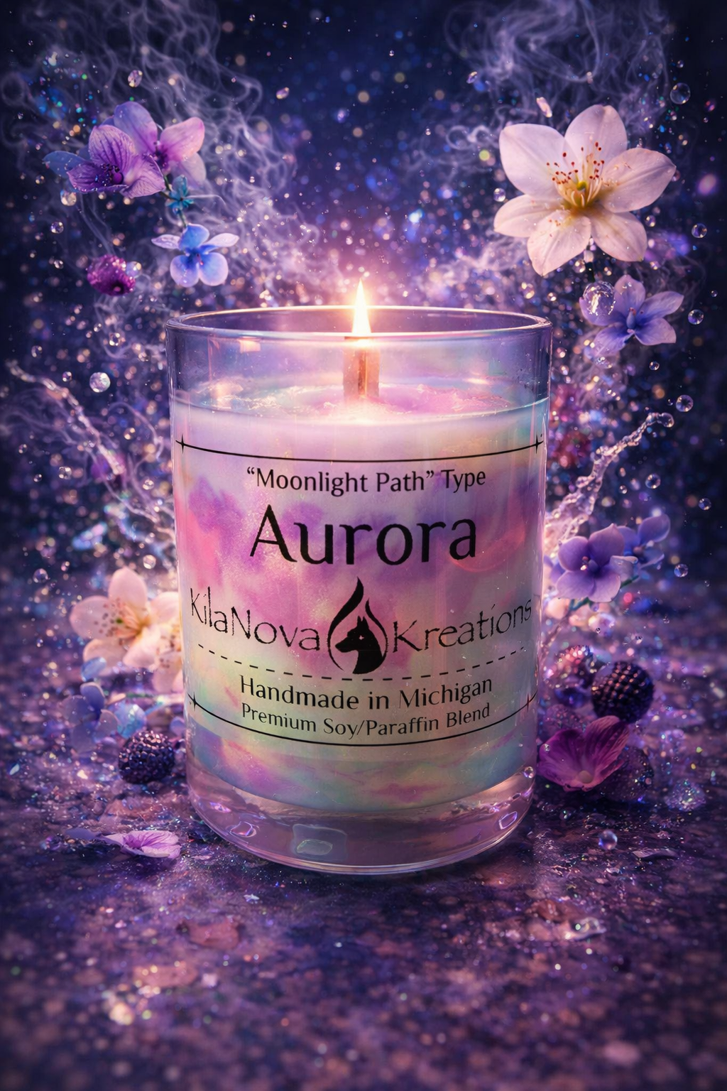 Aurora - GLOW In The Dark Candle