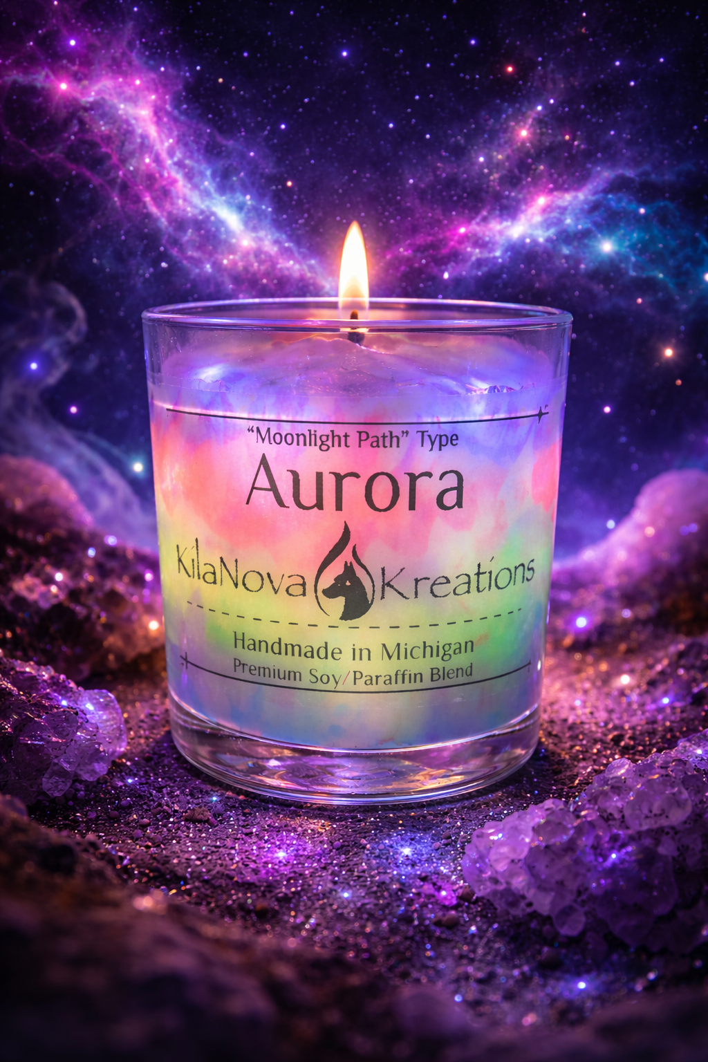 Aurora - GLOW In The Dark Candle