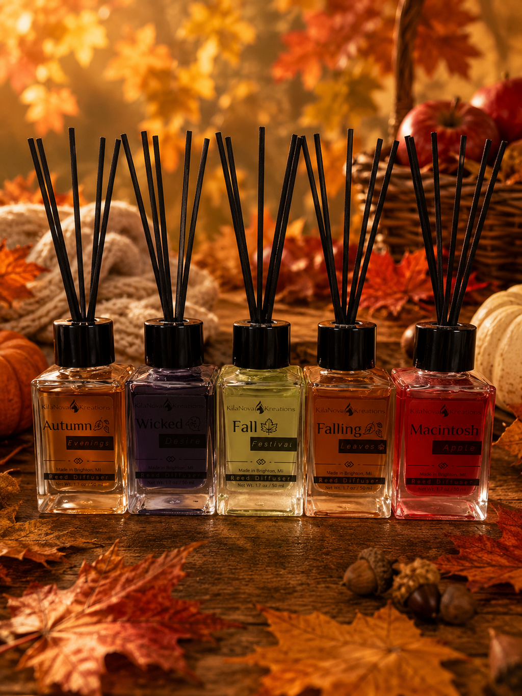 Fall Edition Reed Diffusers