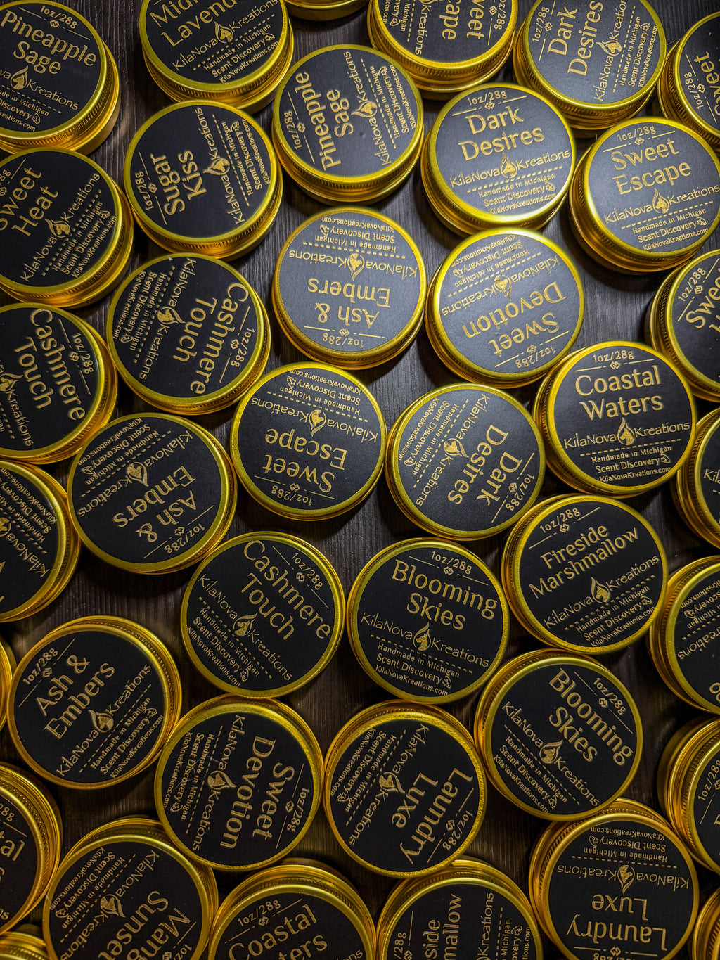 KilaNova 1oz Gold Signature Scents Collection