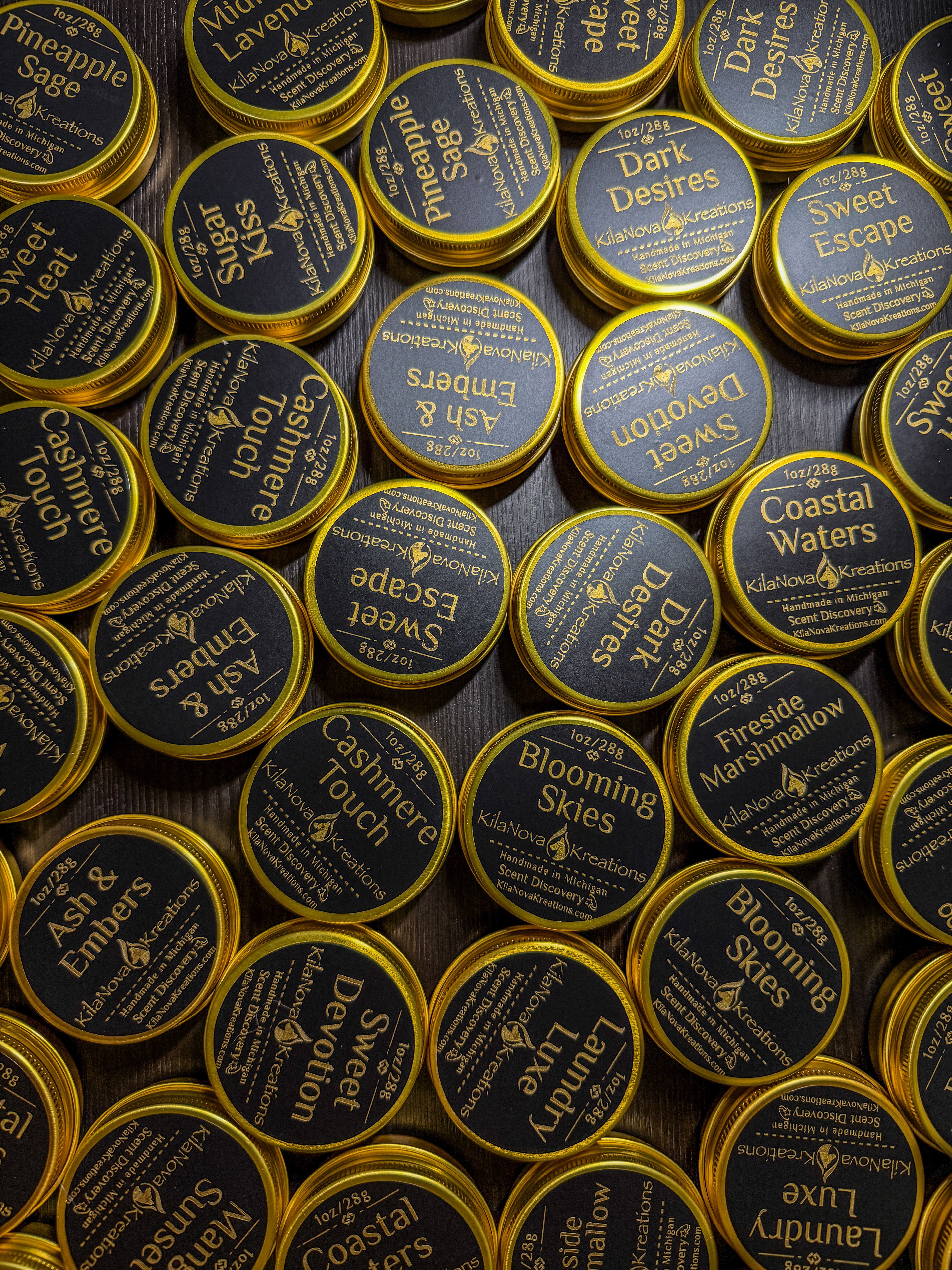 KilaNova 1oz Gold Signature Scents Collection