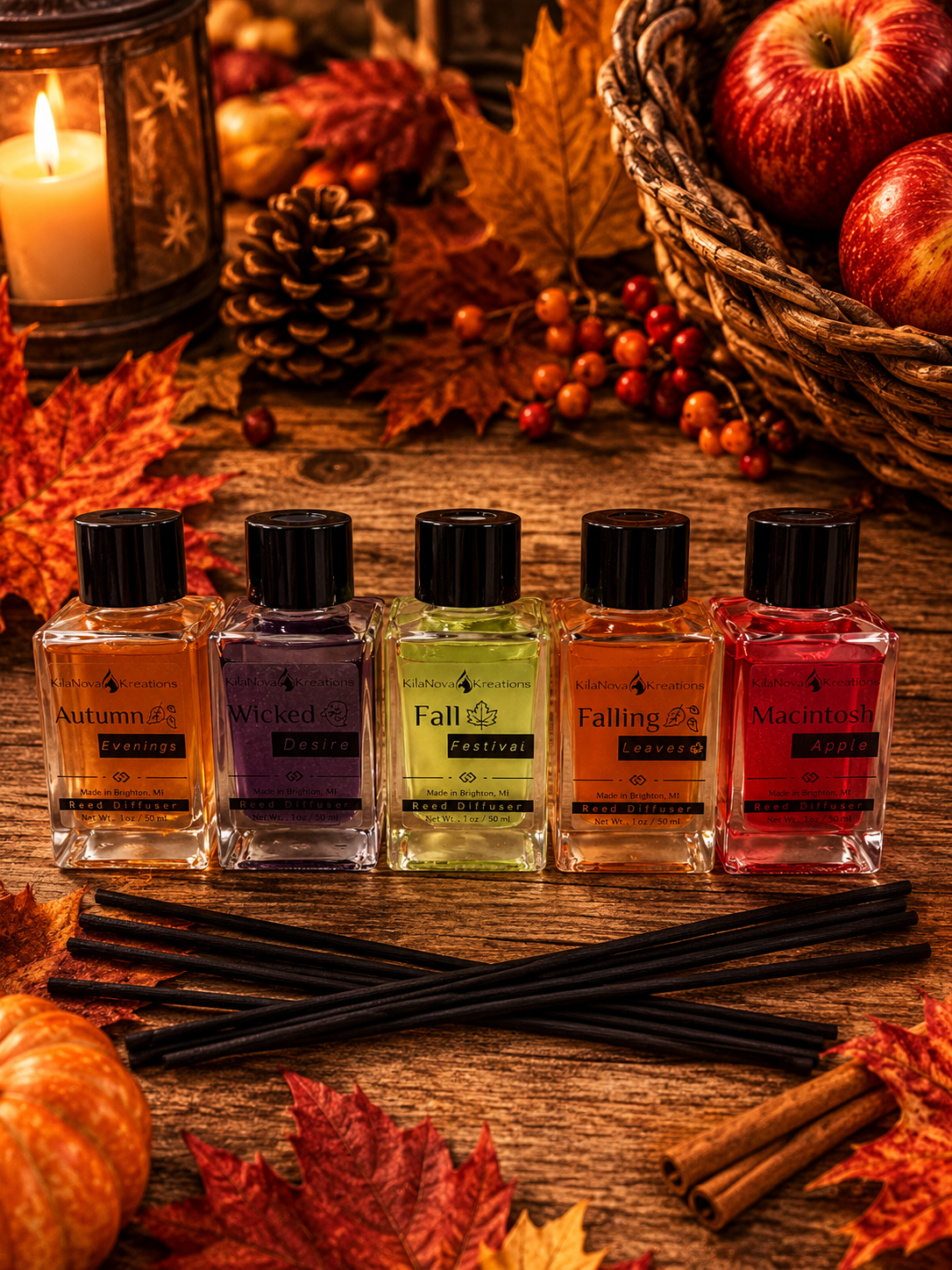 Fall Edition Reed Diffusers