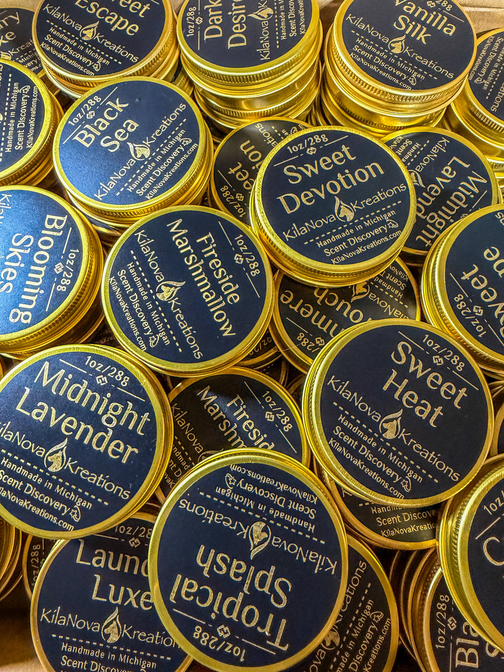 KilaNova 1oz Gold Signature Scents Collection