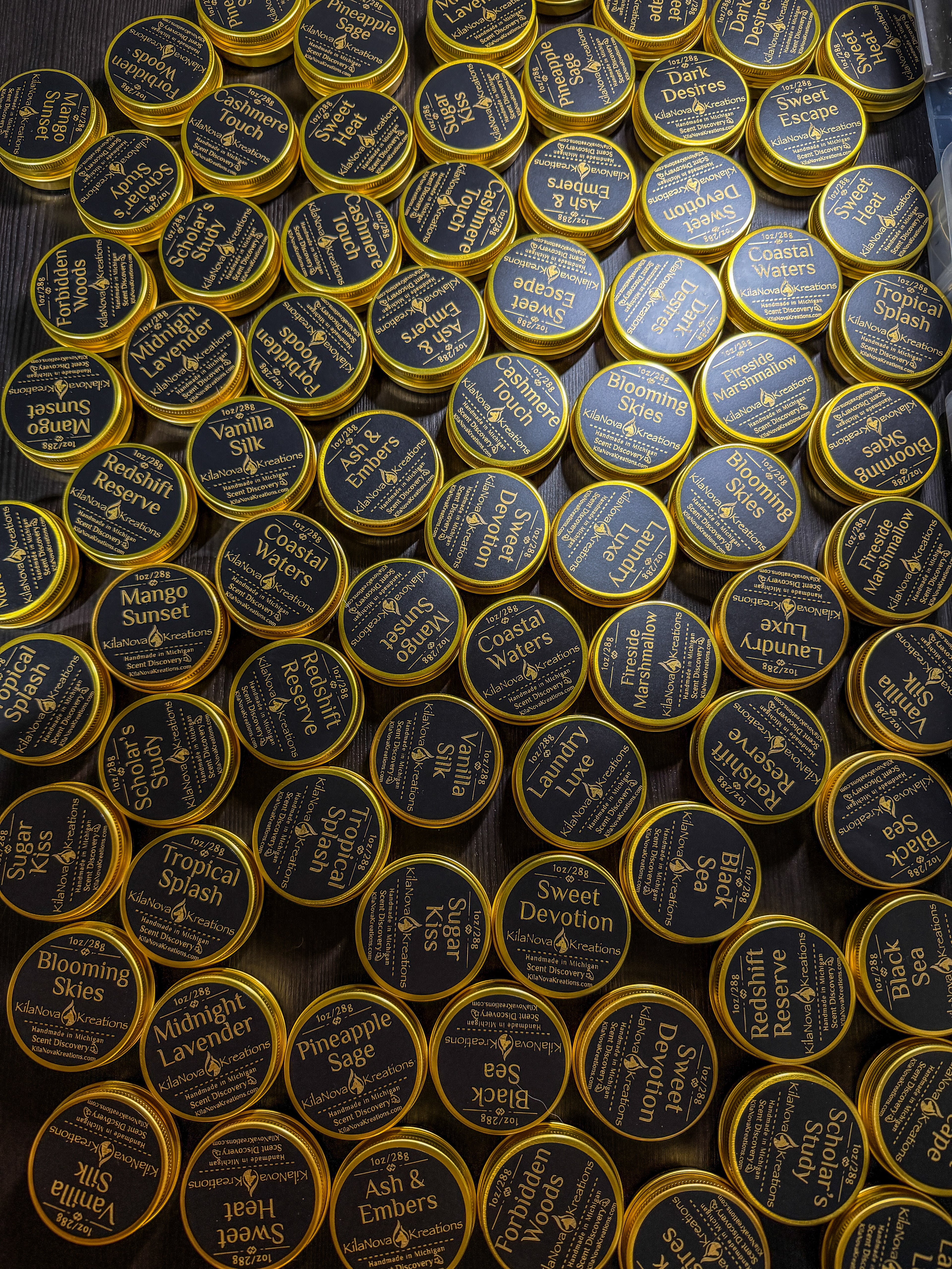 KilaNova 1oz Gold Signature Scents Collection