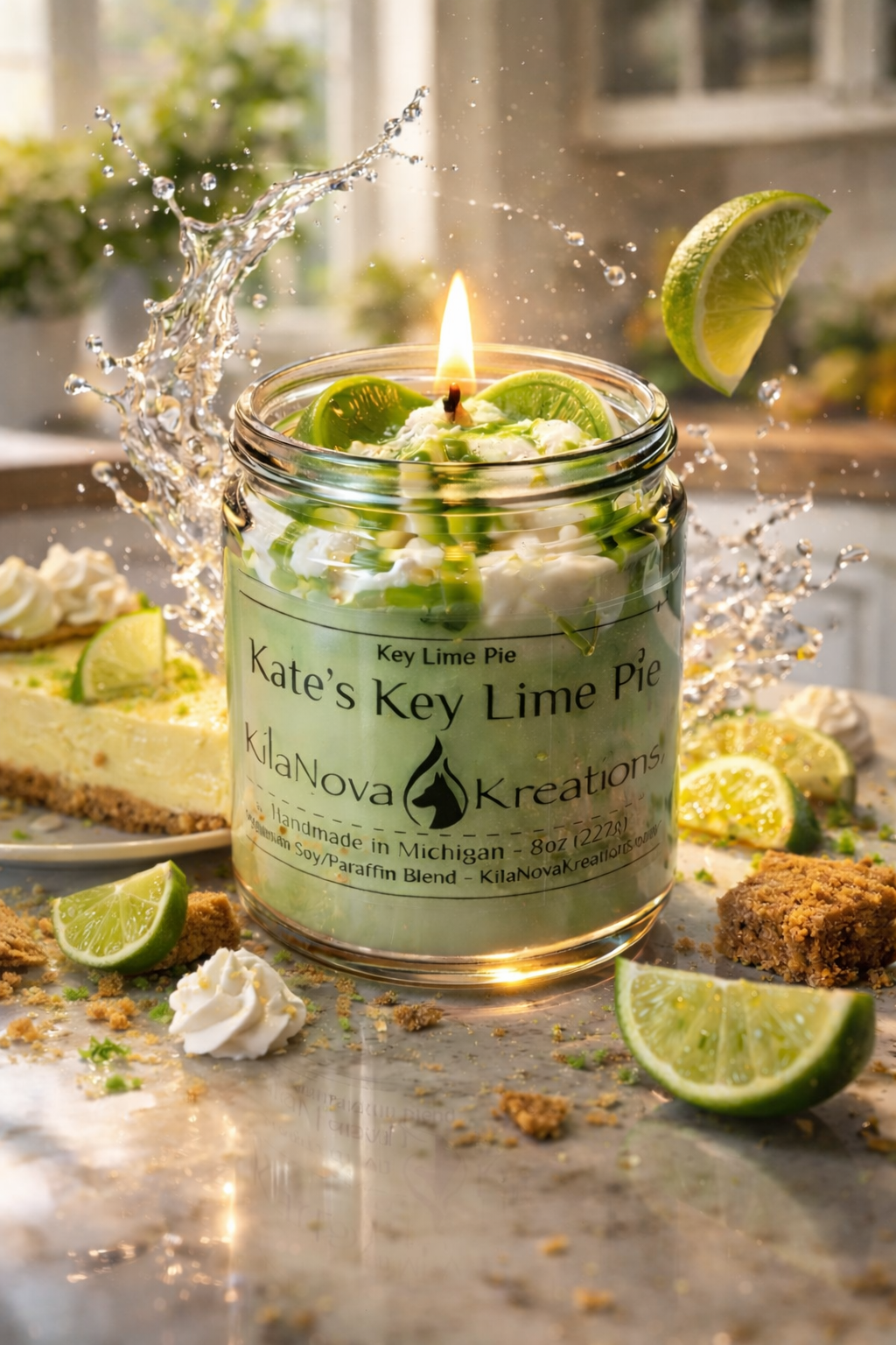 Kate's Key Lime Pie - Dessert Candle