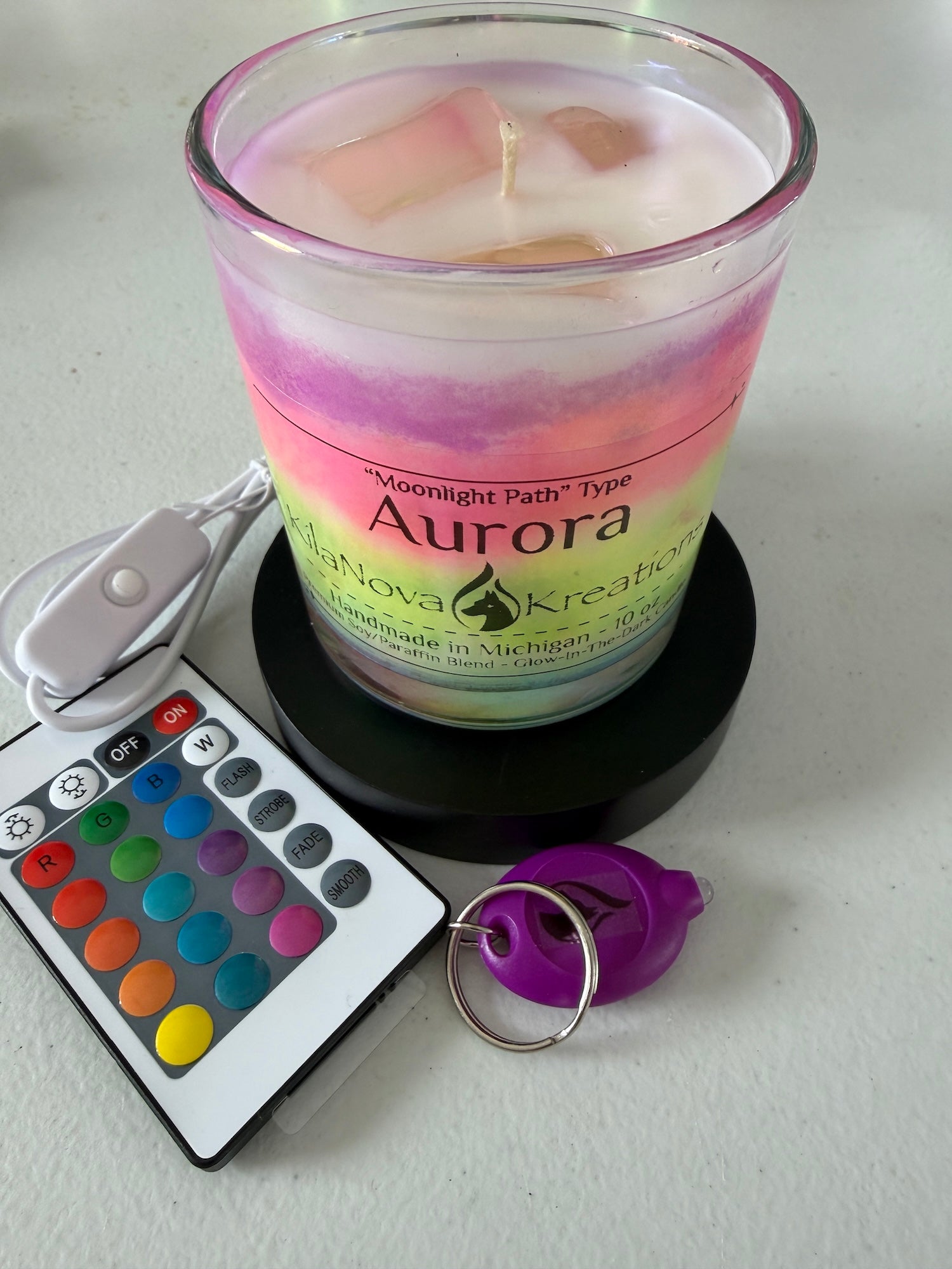 Aurora - GLOW In The Dark Candle