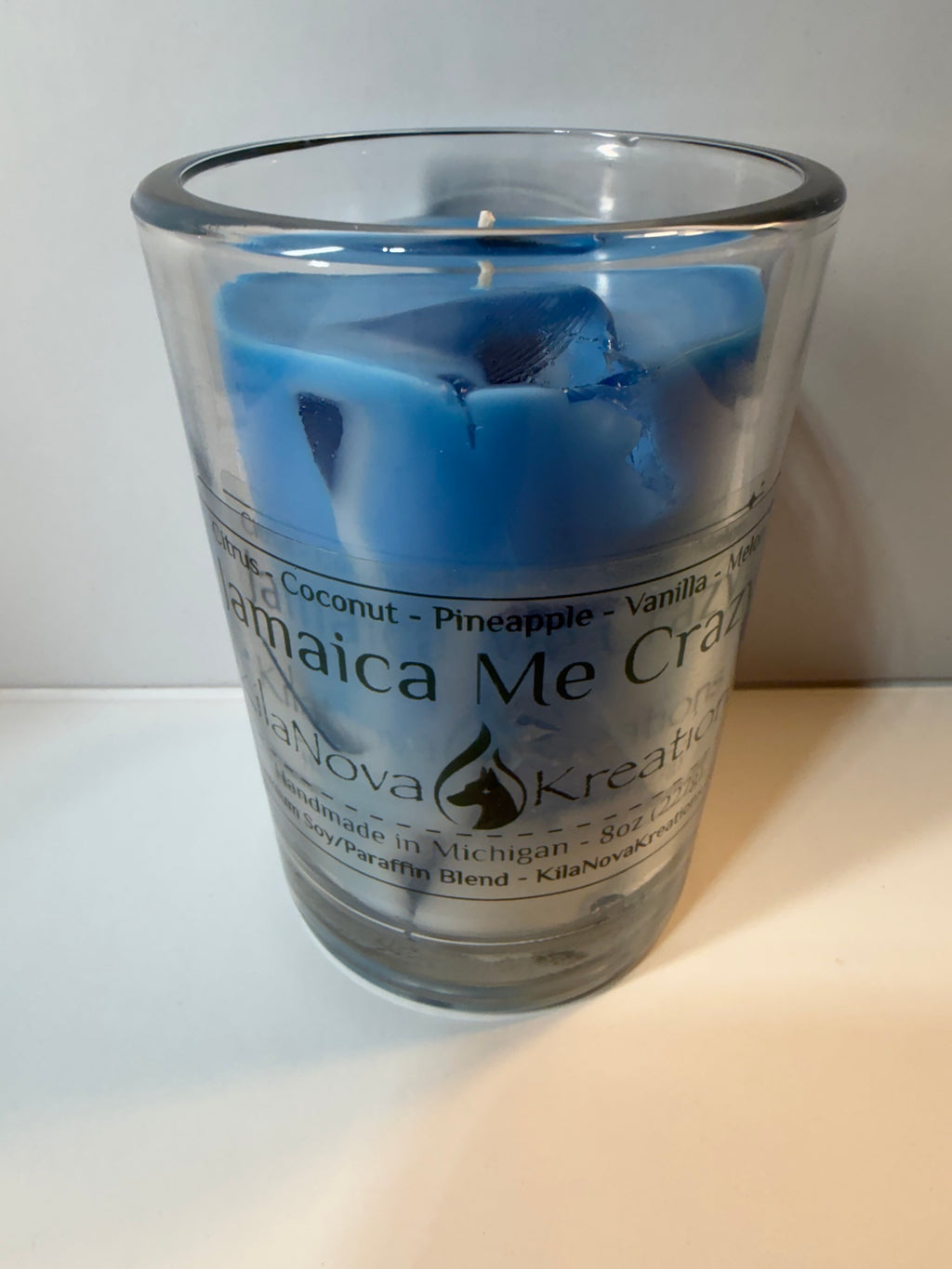 Jamaica Me Crazy Latte Candle