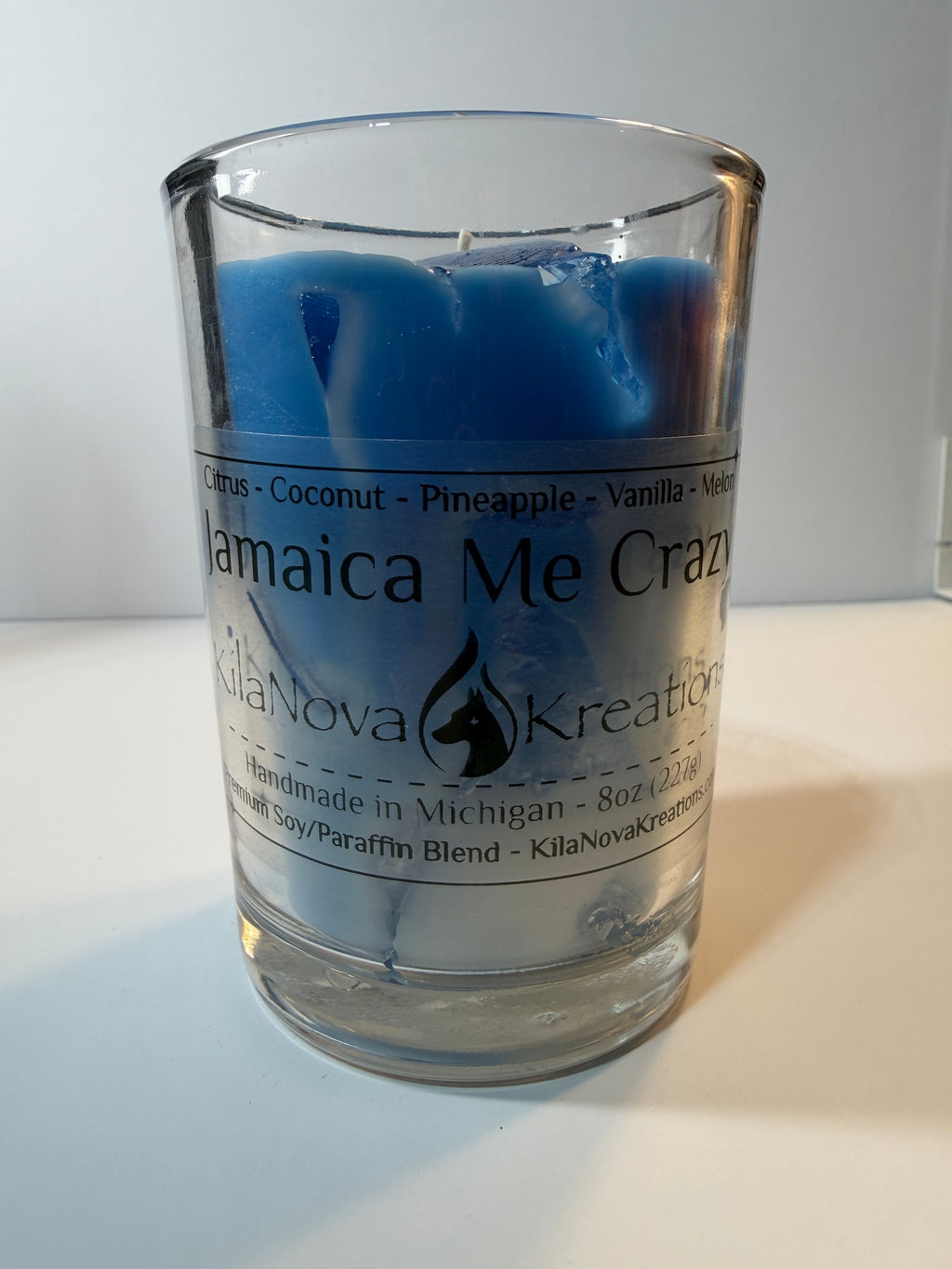Jamaica Me Crazy Latte Candle