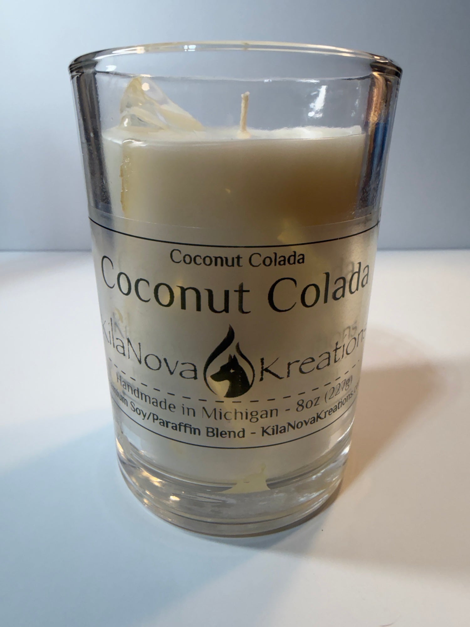 Coconut Colada Latte Candle
