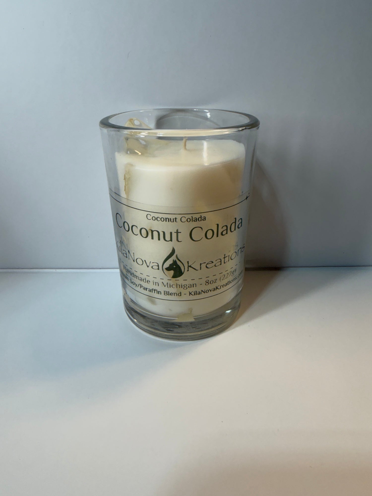 Coconut Colada Latte Candle