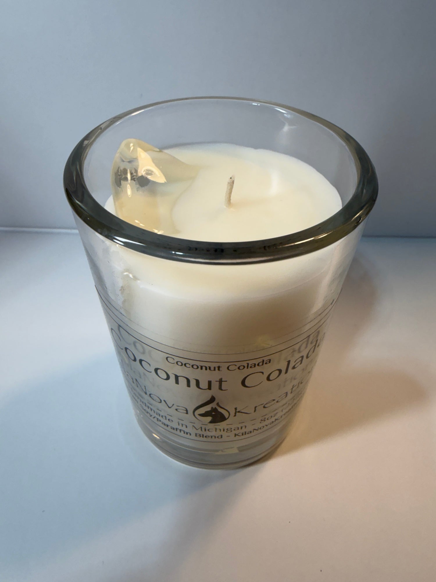 Coconut Colada Latte Candle