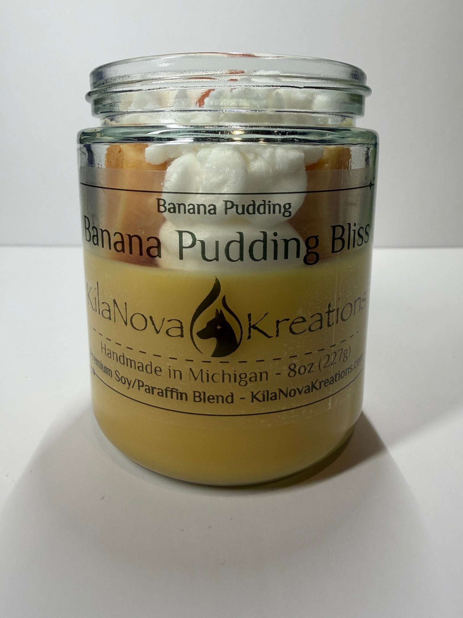 Banana Pudding Bliss - Dessert Candle