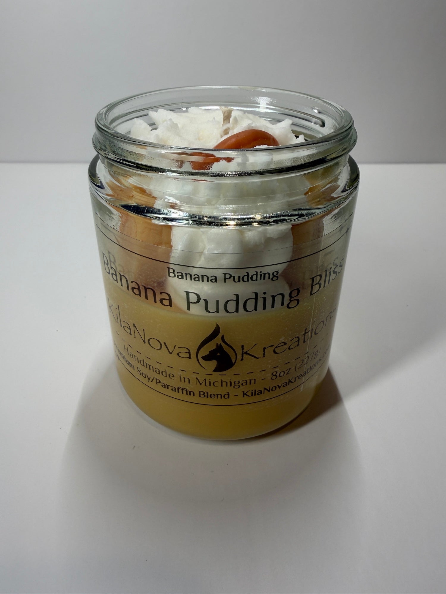 Banana Pudding Bliss - Dessert Candle