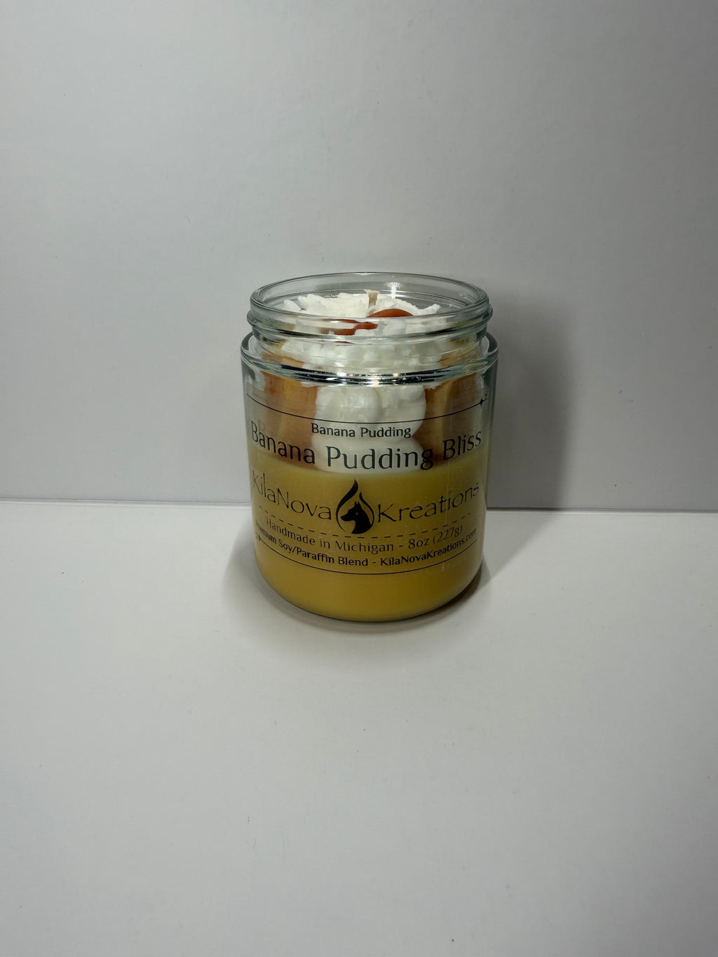 Banana Pudding Bliss - Dessert Candle