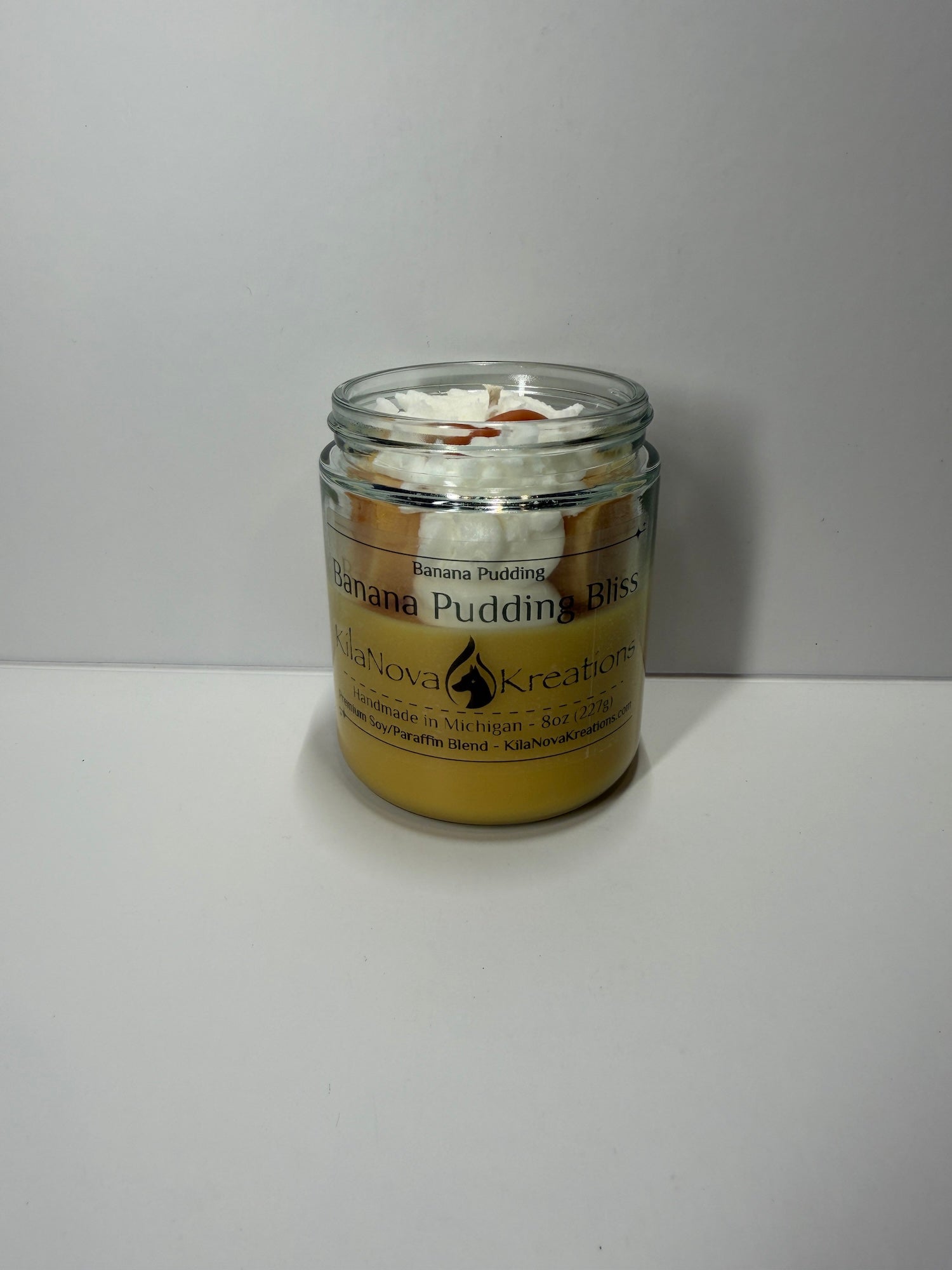 Banana Pudding Bliss - Dessert Candle