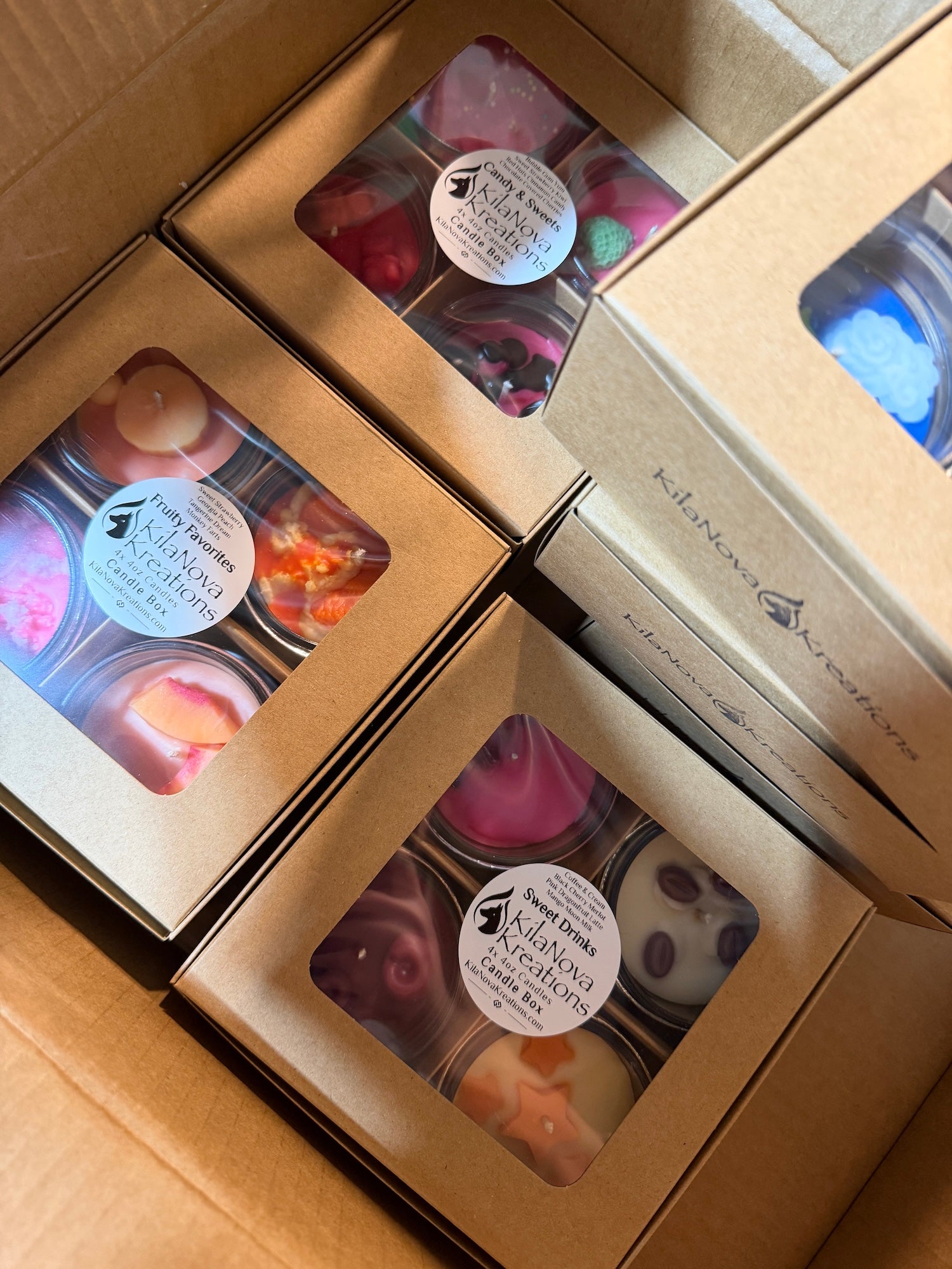 Candle 4 Packs: Scent Story Boxes