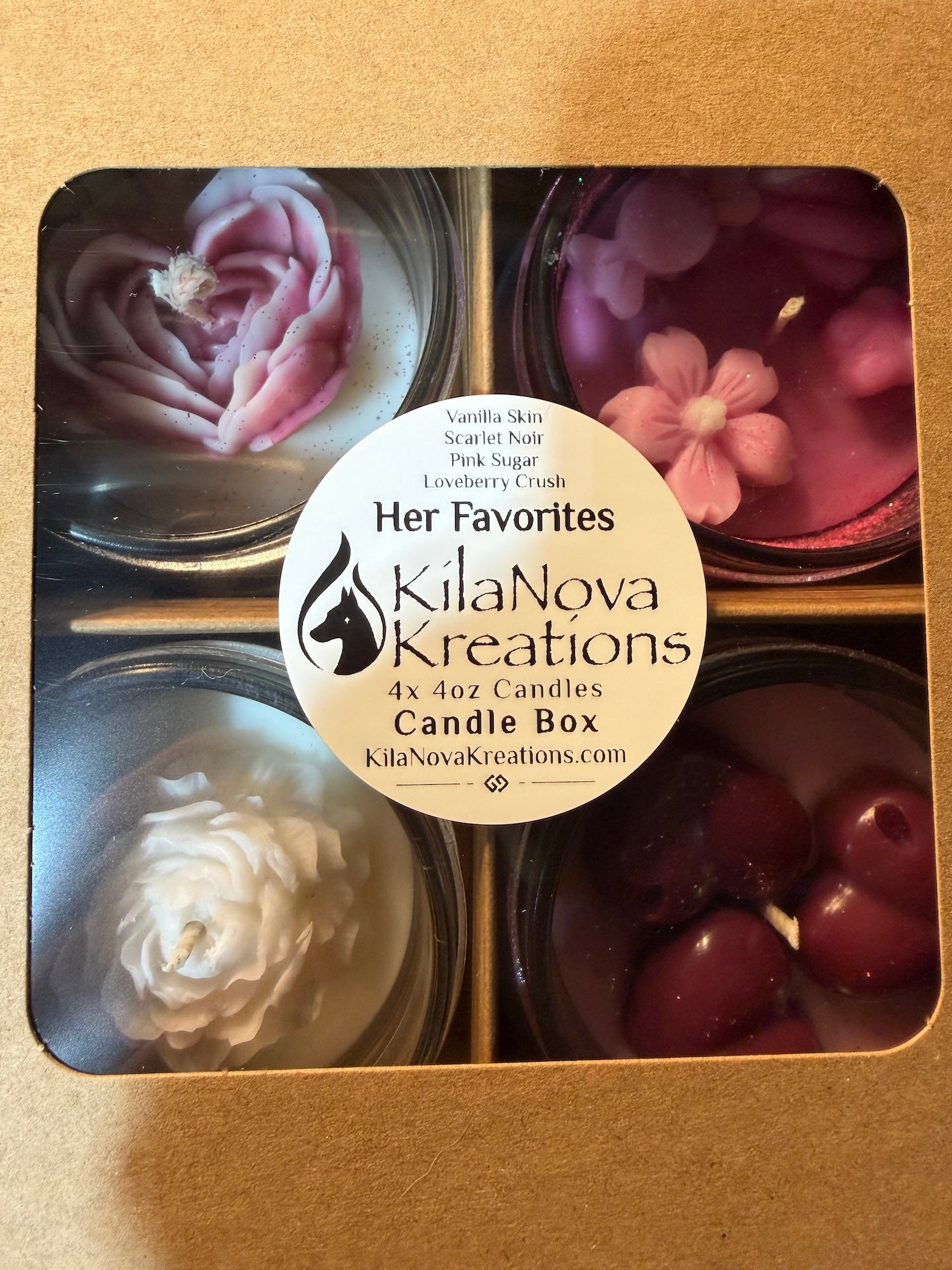 Candle 4 Packs: Scent Story Boxes