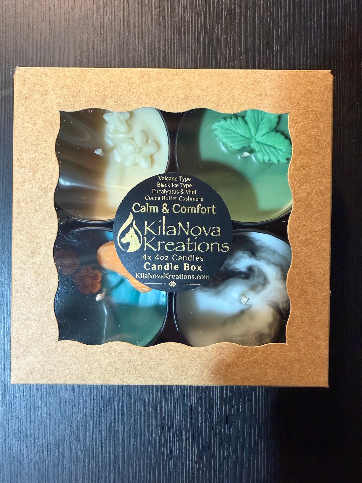 Candle Tin 4 Packs: Scent Story Boxes