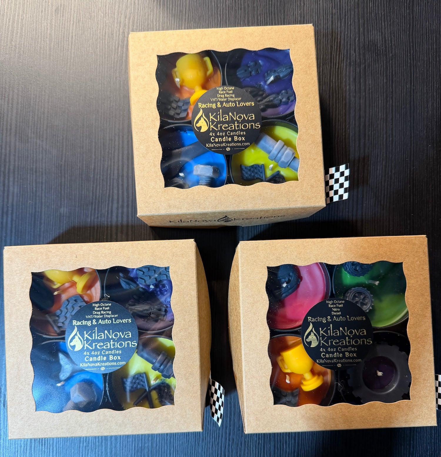Candle Tin 4 Packs: Scent Story Boxes