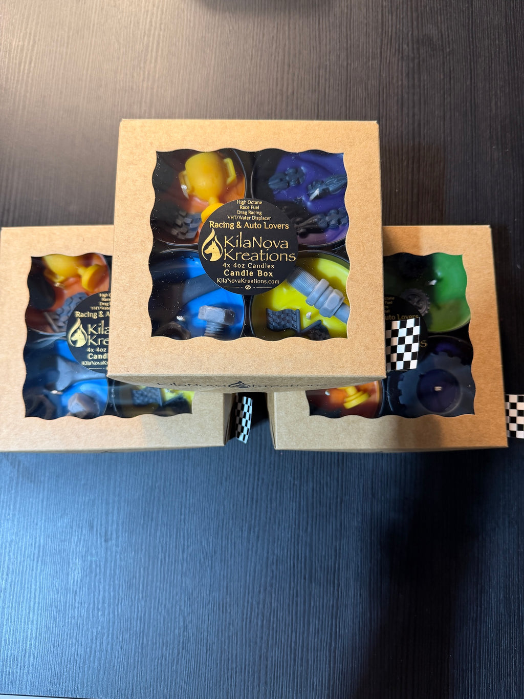 Candle Tin 4 Packs: Scent Story Boxes