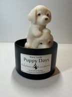 Puppy Days Decorative Candle