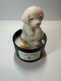 Puppy Days Decorative Candle