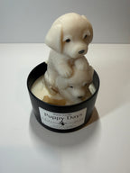 Puppy Days Decorative Candle