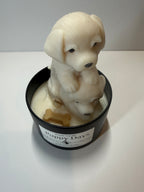Puppy Days Decorative Candle
