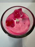 Pink Dragonfruit Drink - Latte Candle