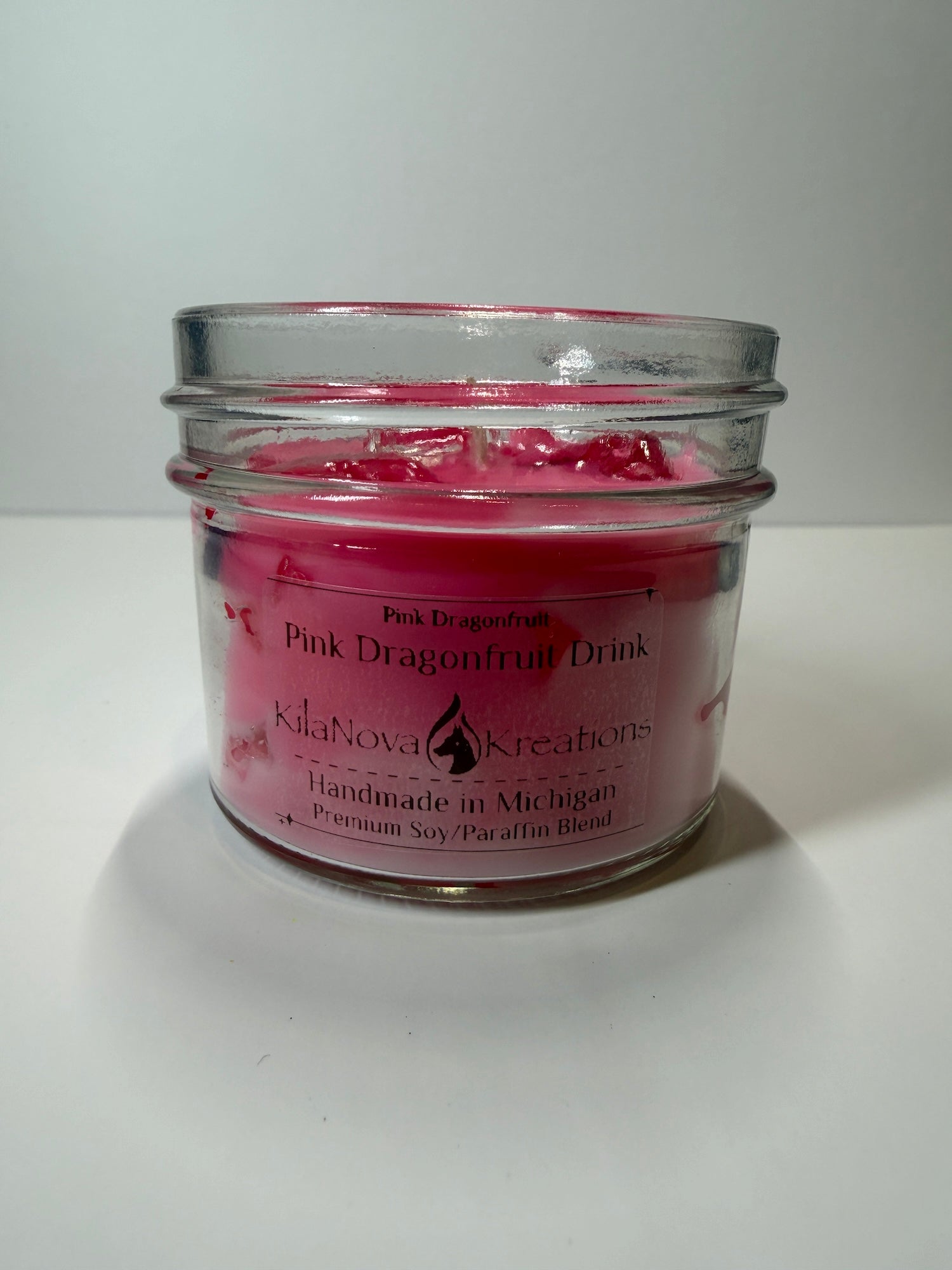 Pink Dragonfruit Drink - Latte Candle