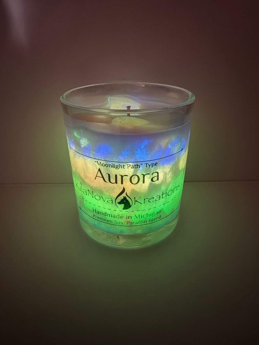 Aurora - GLOW In The Dark Candle