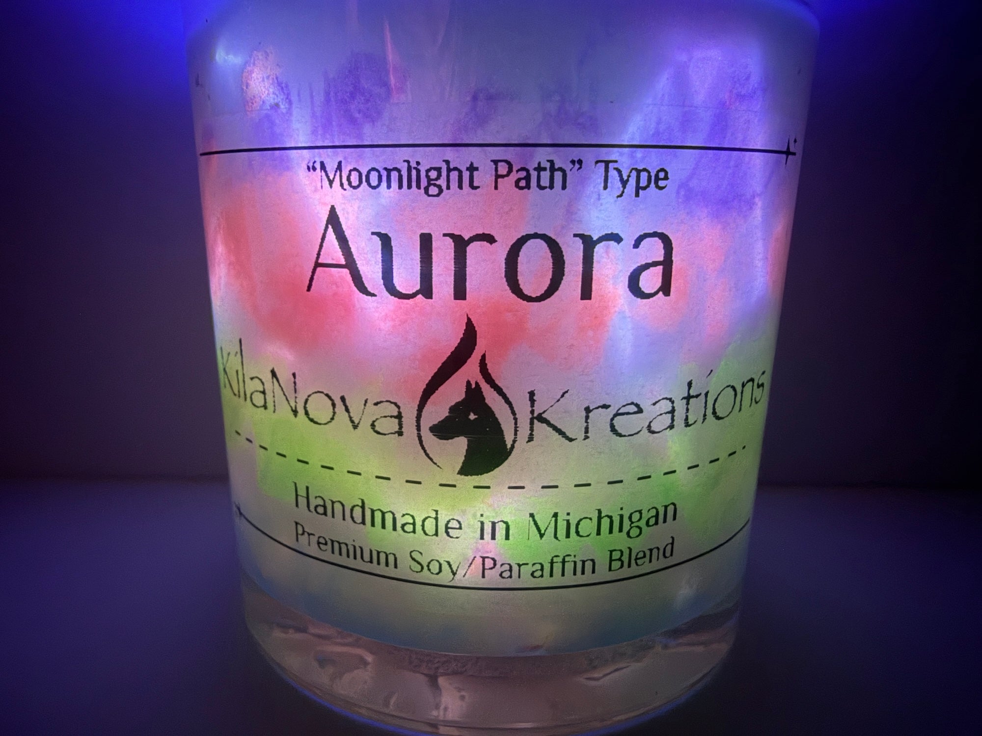 Aurora - GLOW In The Dark Candle