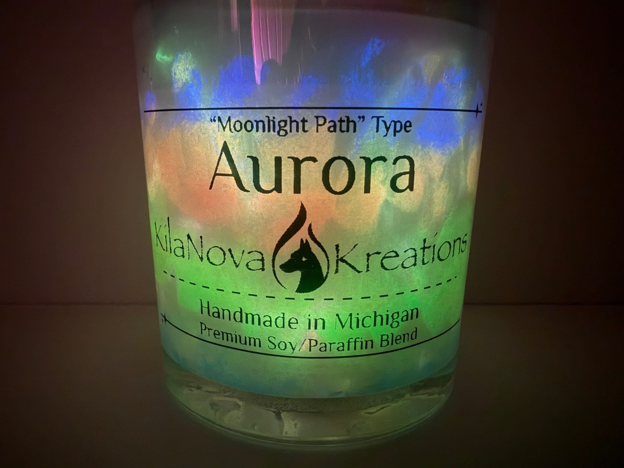Aurora - GLOW In The Dark Candle