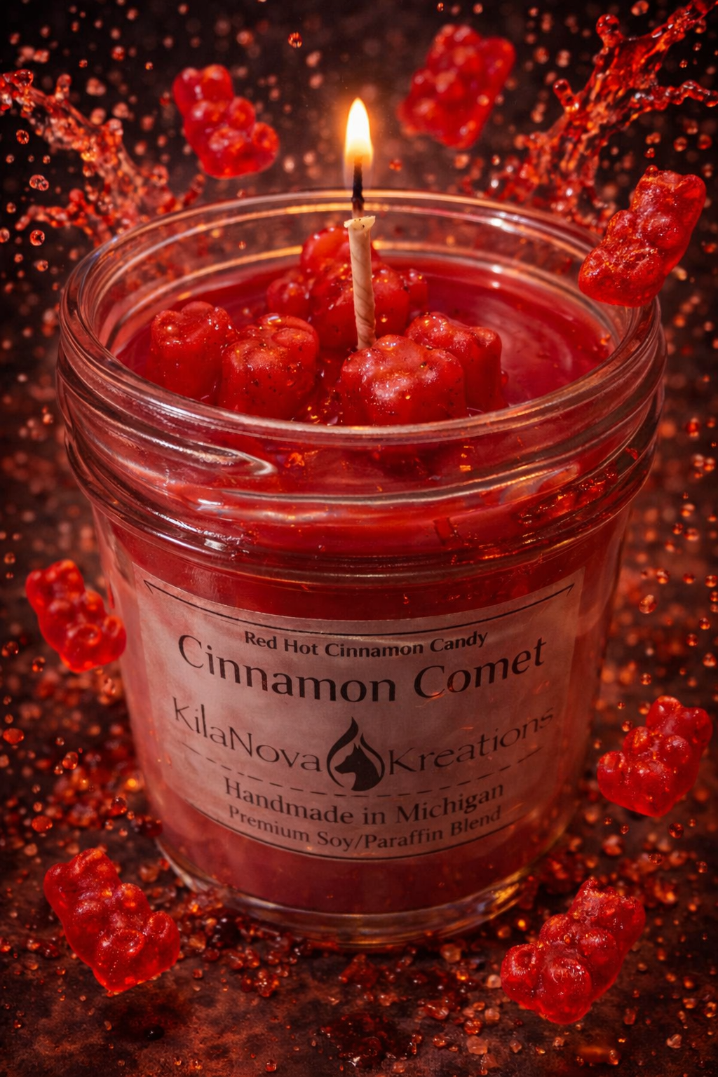Cinnamon Comet - Hot Cinnamon Candies Candle
