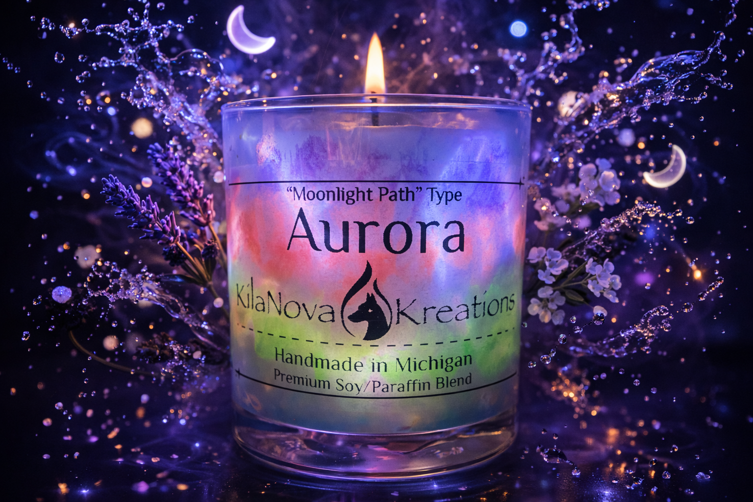 Aurora - GLOW In The Dark Candle