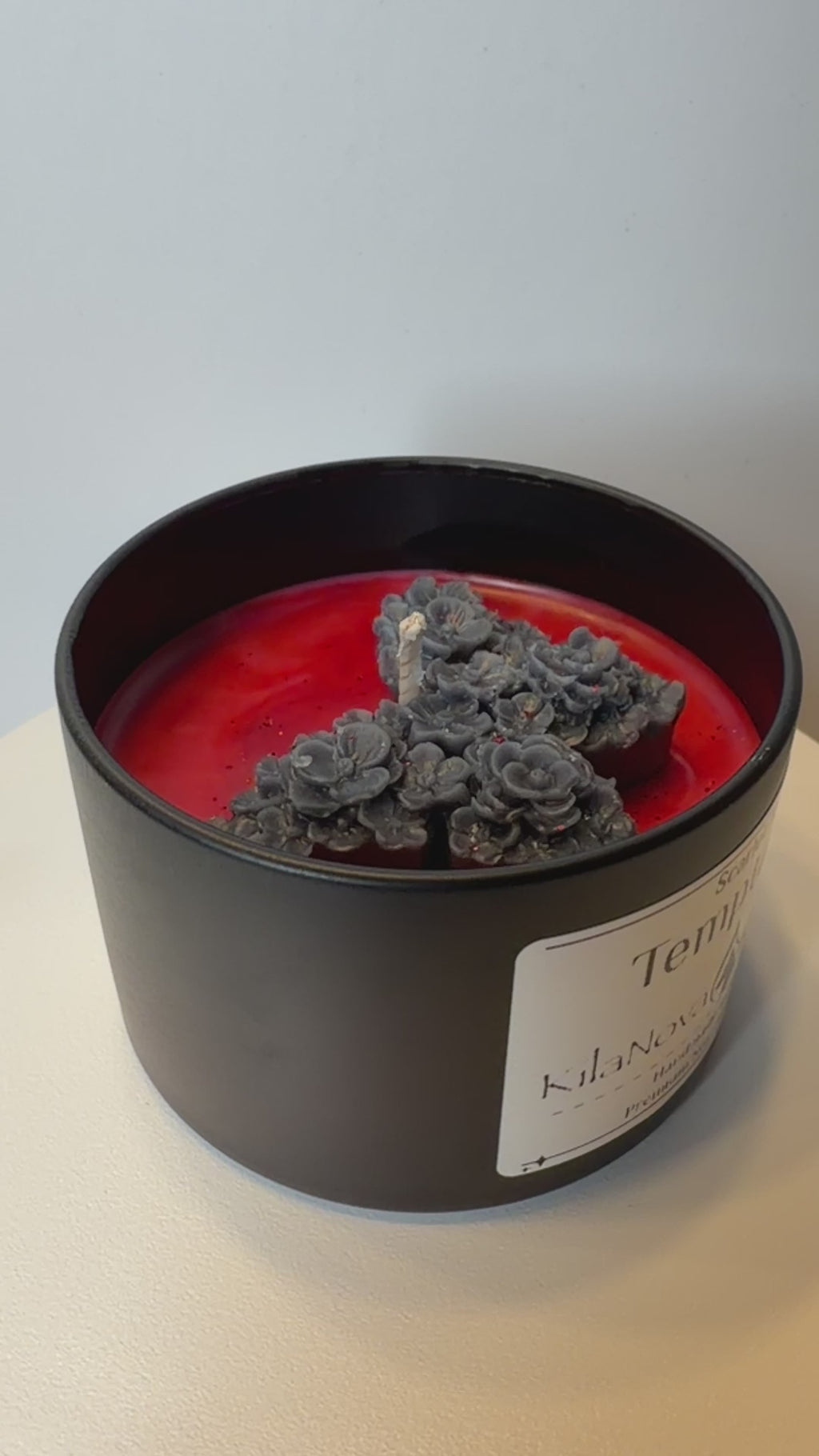 Temptation - Scarlet Noir Candle