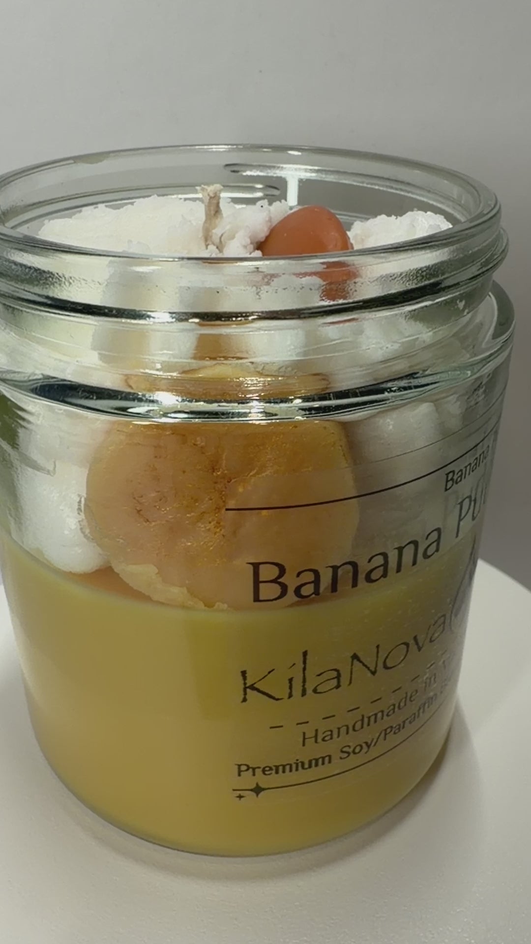 Banana Pudding Bliss - Dessert Candle