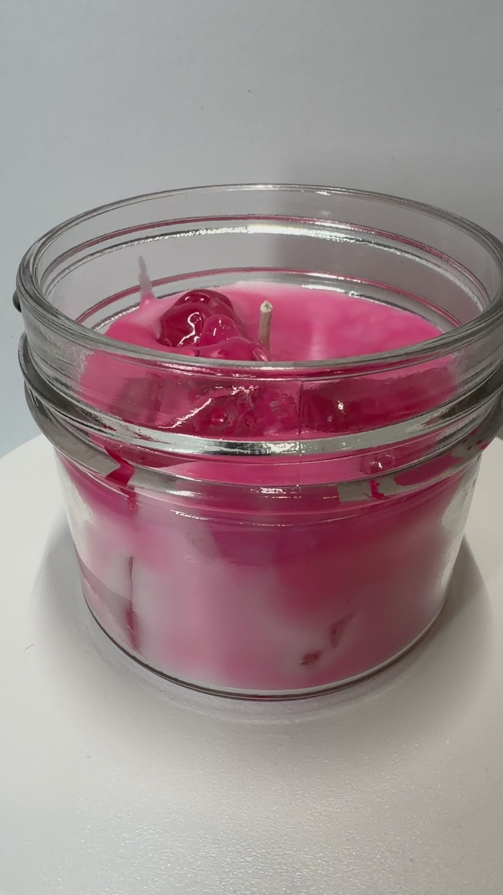 Pink Dragonfruit Drink - Latte Candle