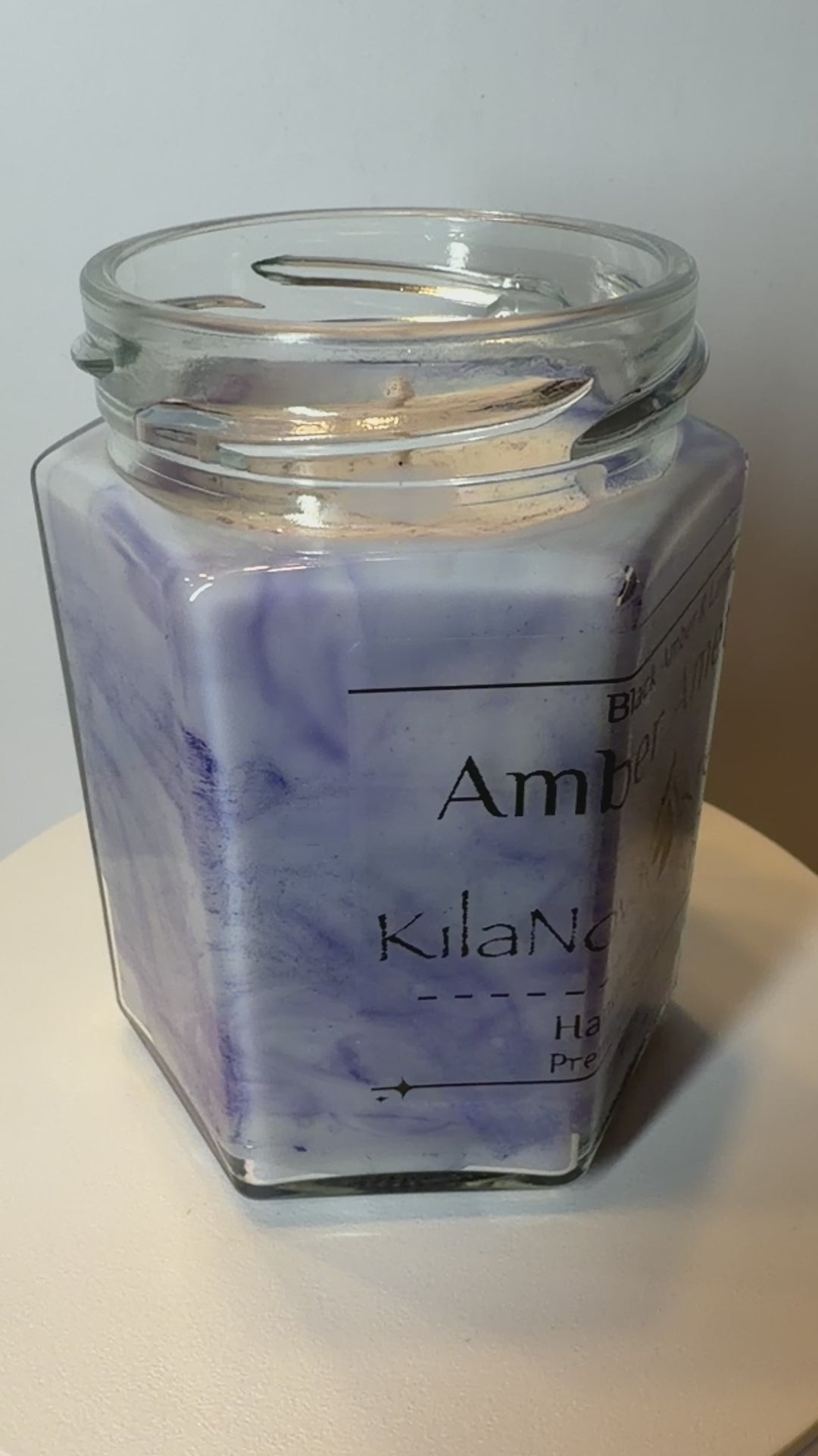 Amber Amethyst - Black Amber Lavender