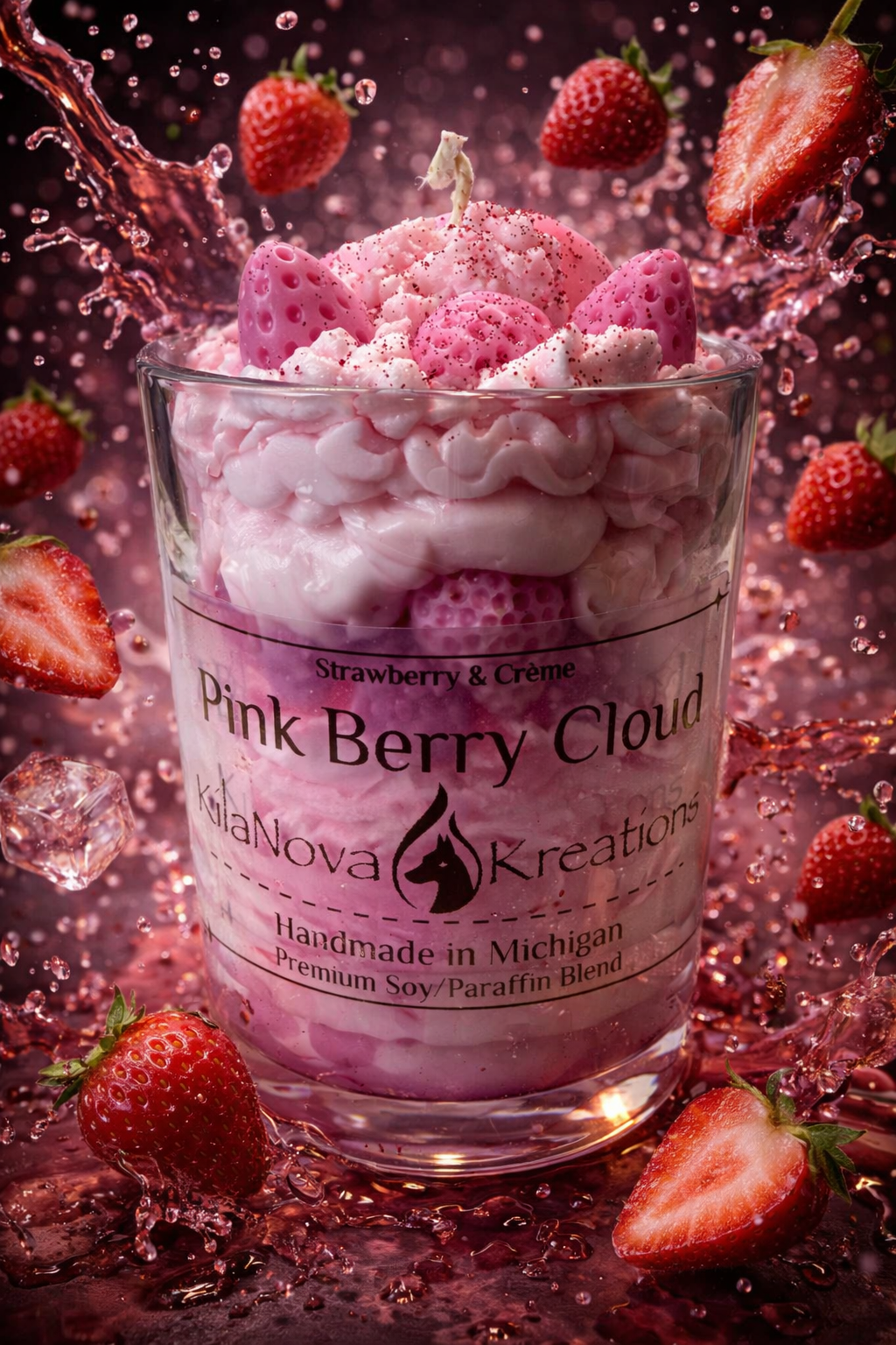 Pink Berry Cloud - Strawberry